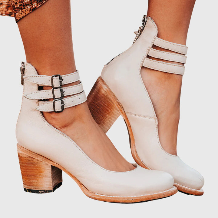 Nina | Elegant and Comfortable Block Heel Sandals