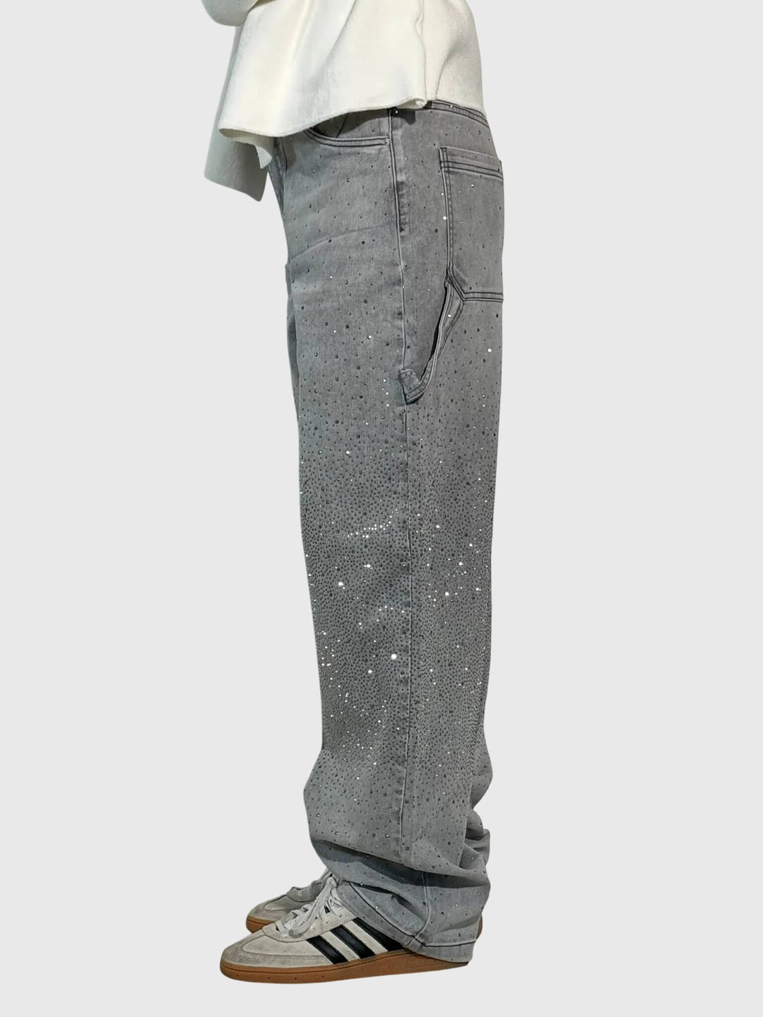 Kimberly | Women’s Sparkle Diamond Denim Trousers