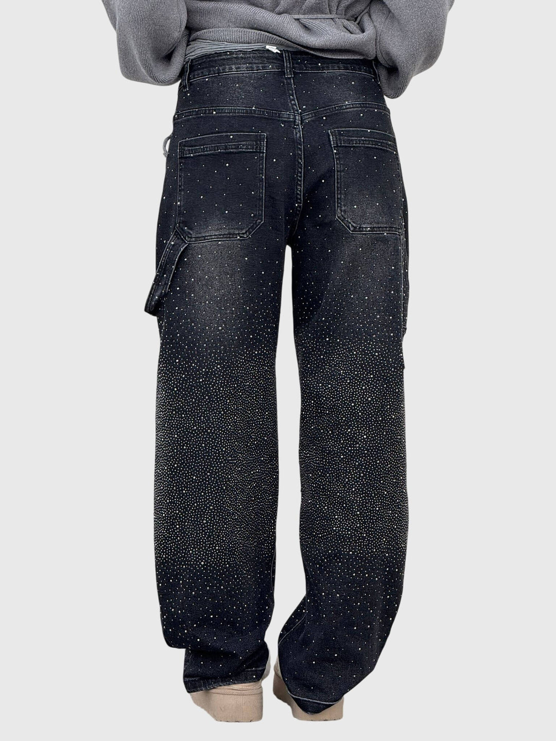 Kimberly | Women’s Sparkle Diamond Denim Trousers