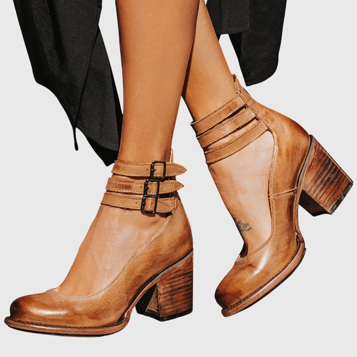 Nina | Elegant and Comfortable Block Heel Sandals