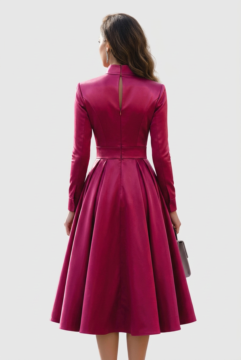 Avelina | V-Neck Midi Dress