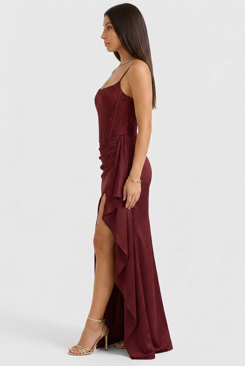 Elara | Sequin Corset Evening Dress