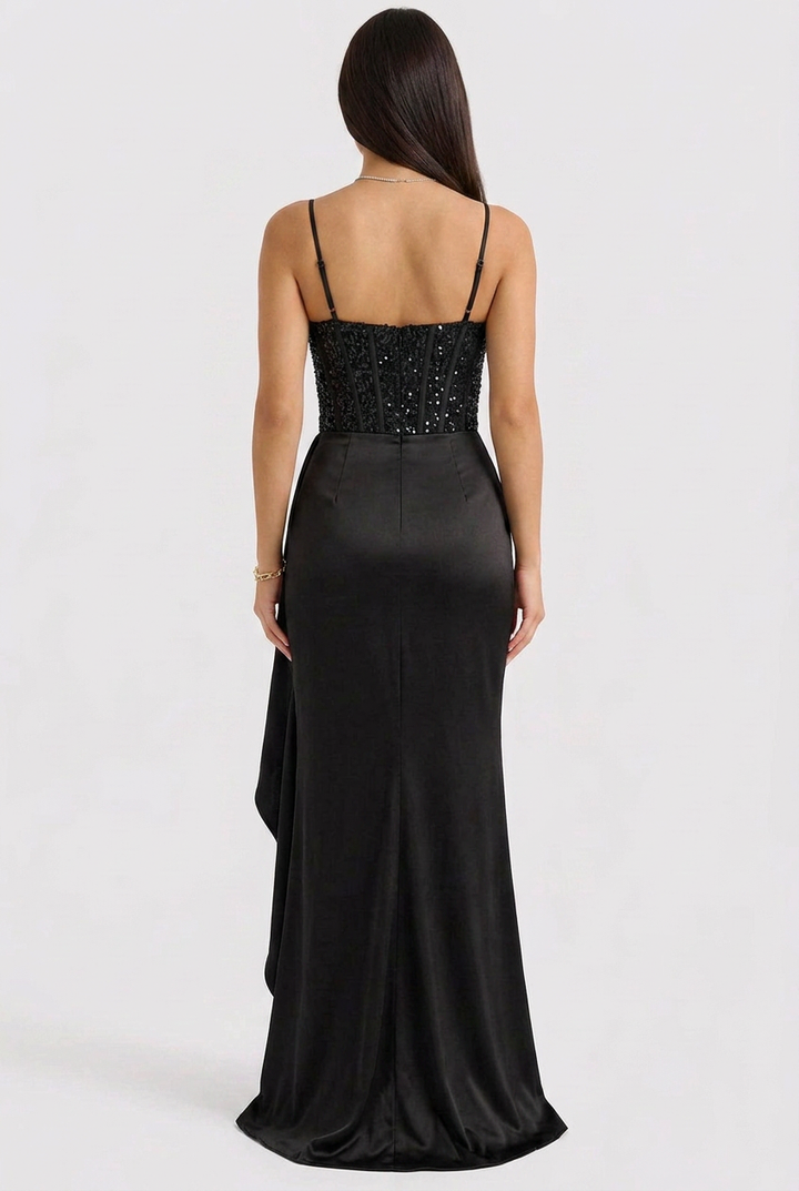 Elara | Sequin Corset Evening Dress