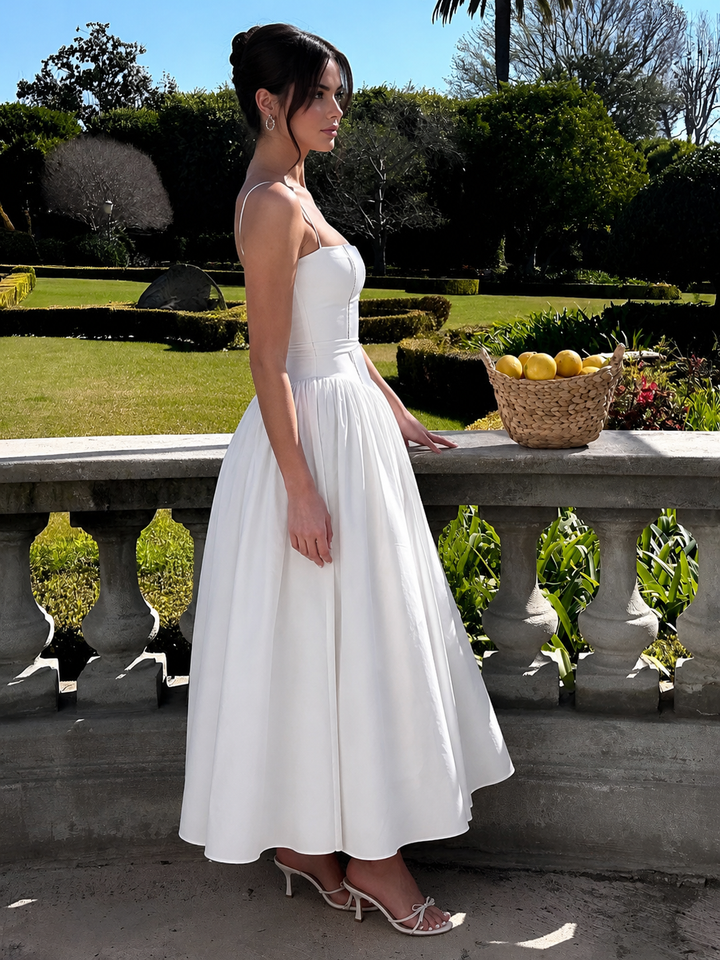 Gabriella | Women’s Wedding Guest Elegant Corset Midi Dress