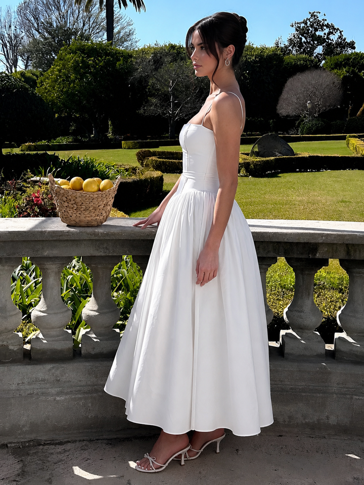 Gabriella | Women’s Wedding Guest Elegant Corset Midi Dress