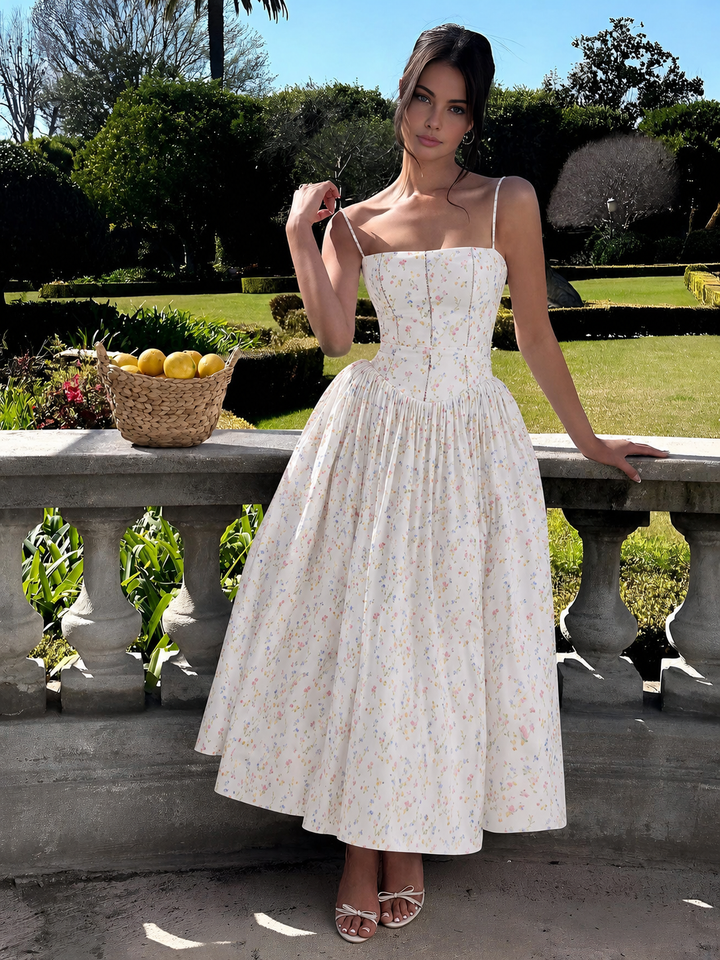 Gabriella | Women’s Wedding Guest Elegant Corset Midi Dress