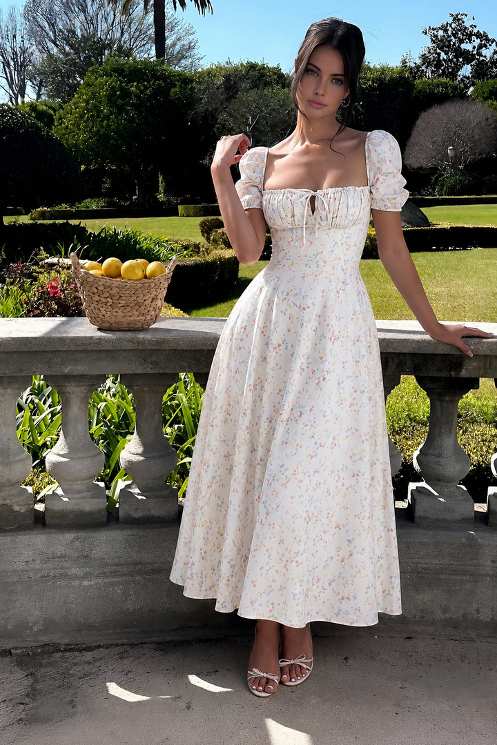 Gabriella | Women’s Wedding Guest Elegant Corset Midi Dress