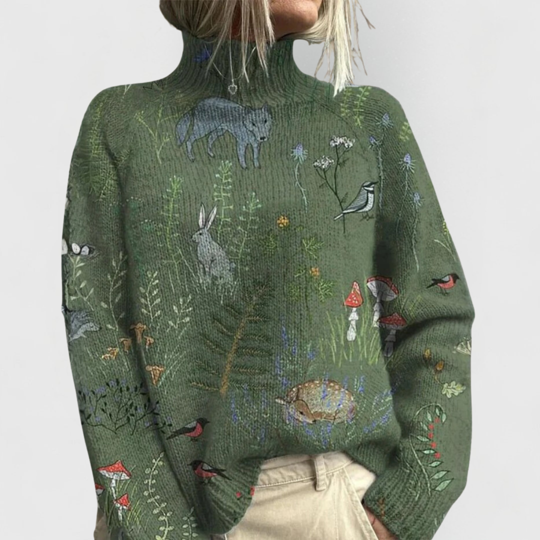 Centenia | Elegant Roll Neck Jumper