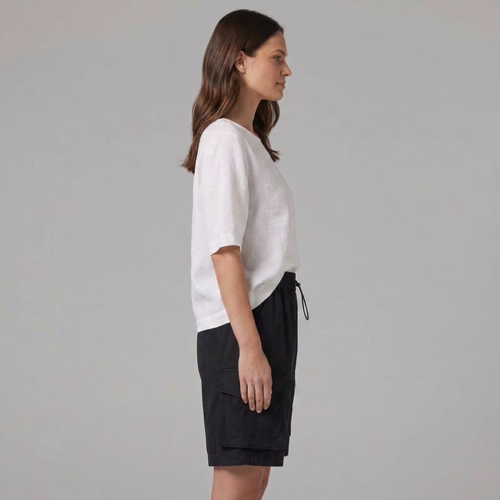 Mila | Women’s Relaxed Cargo Bermuda Shorts
