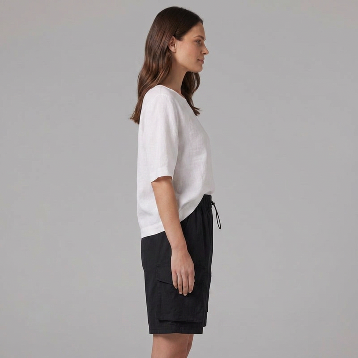 Mila | Women’s Relaxed Cargo Bermuda Shorts