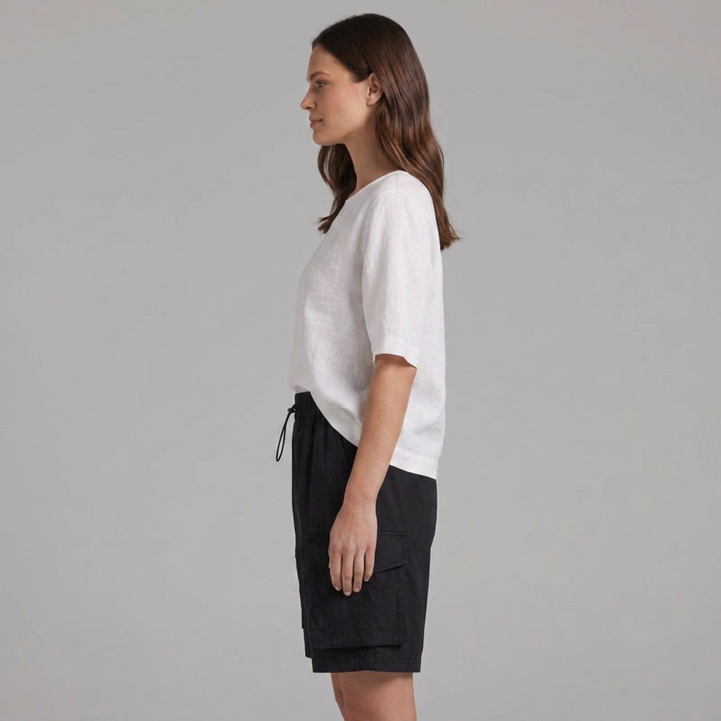 Mila | Women’s Relaxed Cargo Bermuda Shorts