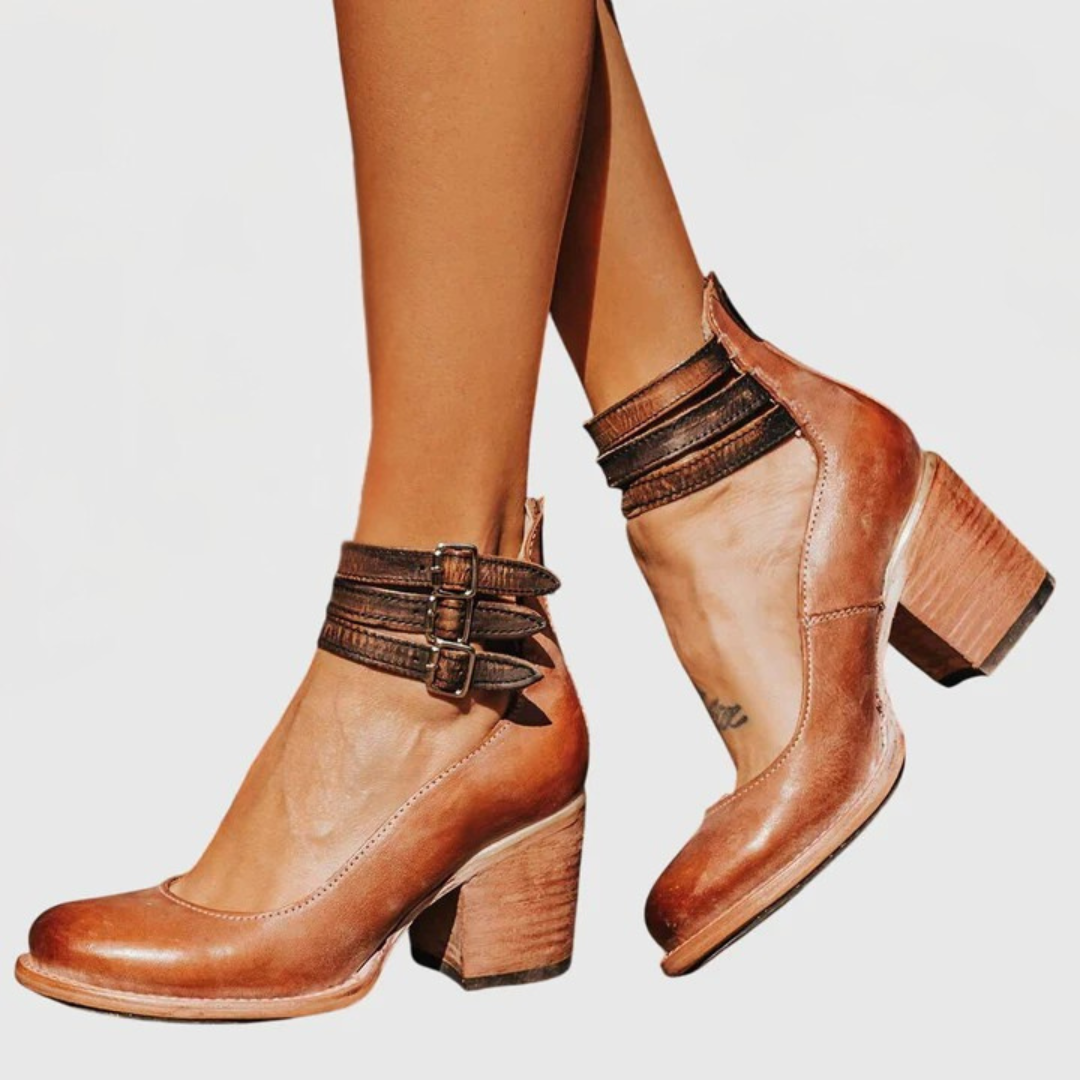 Nina | Elegant and Comfortable Block Heel Sandals