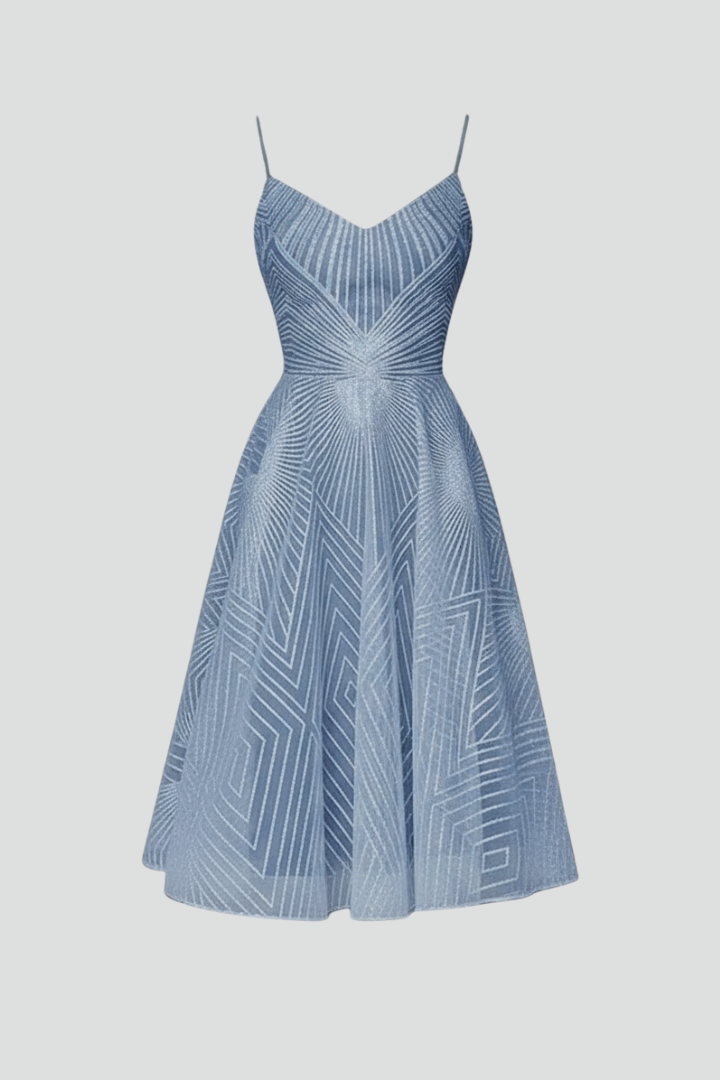 Faith | Women’s Spaghetti-Strap A-Line Midi Dress