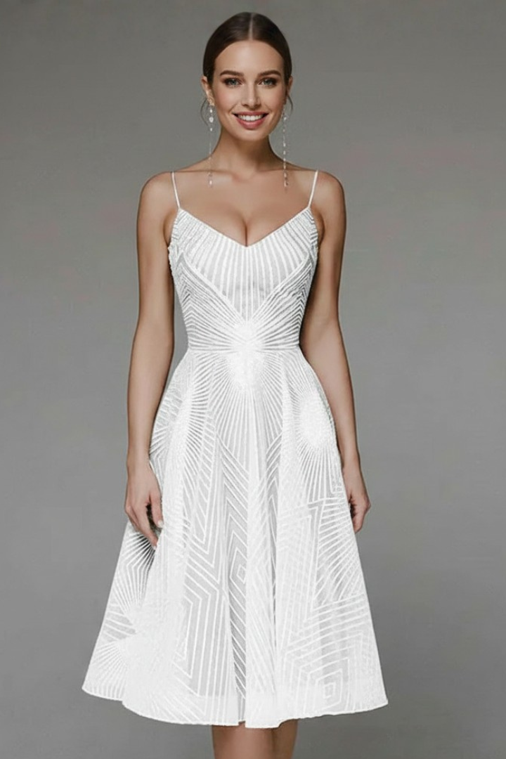 Faith | Women’s Spaghetti-Strap A-Line Midi Dress