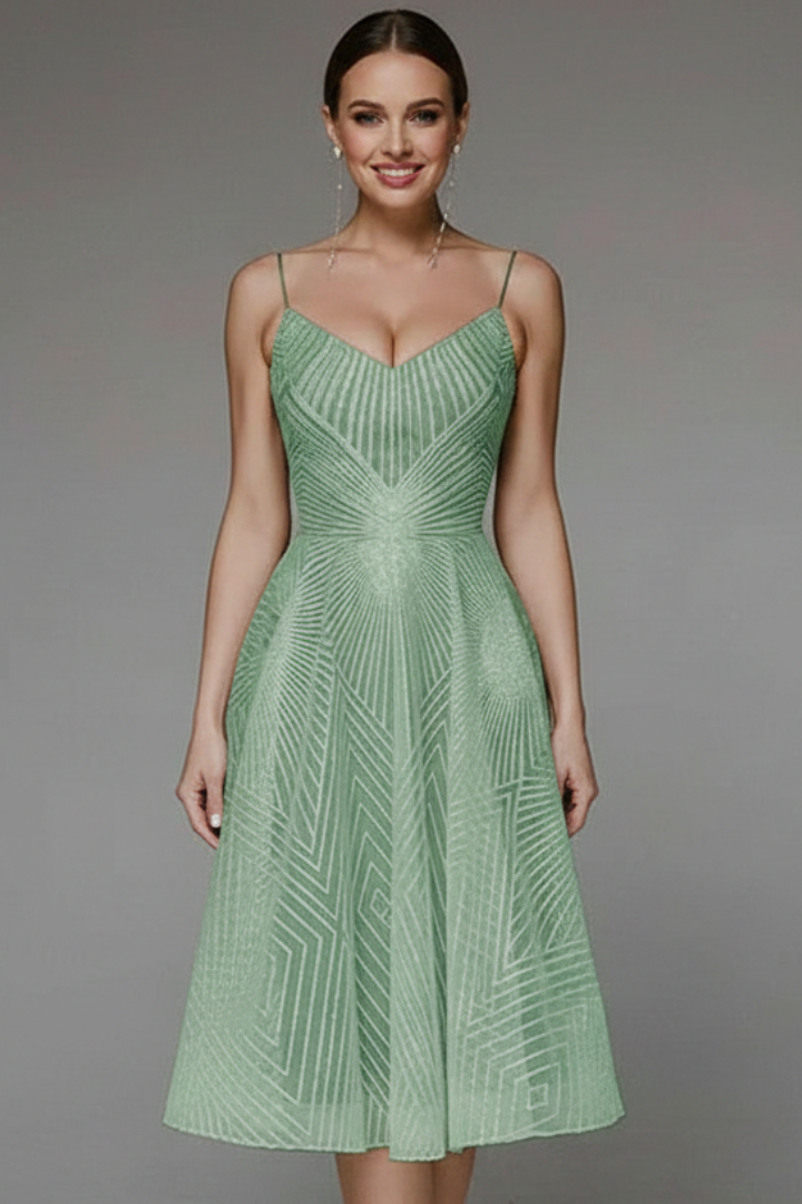 Faith | Women’s Spaghetti-Strap A-Line Midi Dress