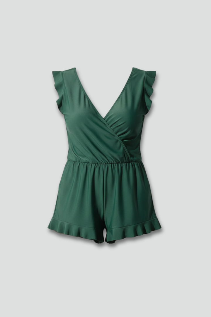 Claire | Women’s Swim Shorts with Elastic Waistband and Pockets