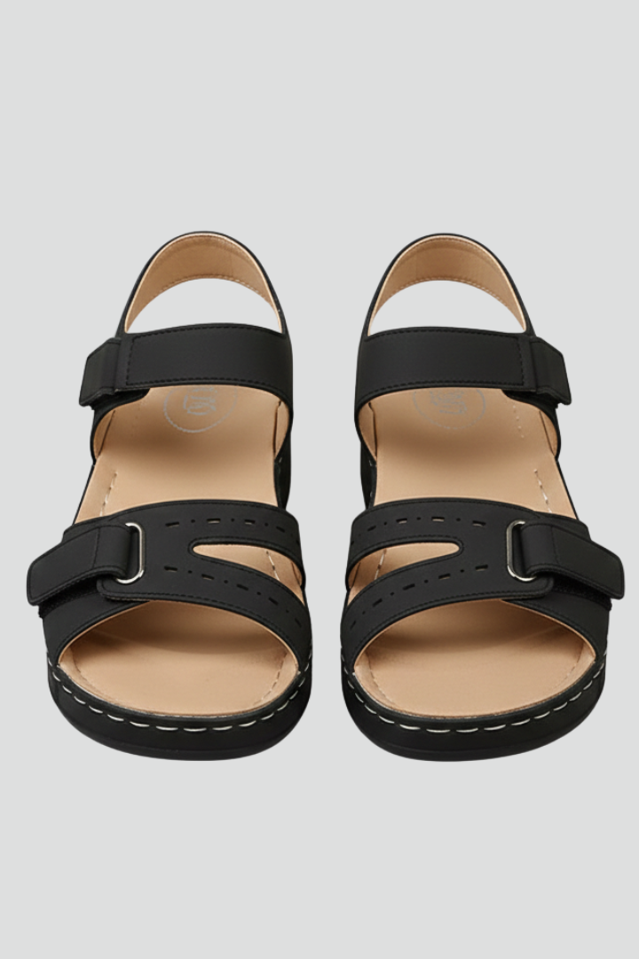 Brooklyn | Women’s Wedge Sandals with Loop Straps and Toe