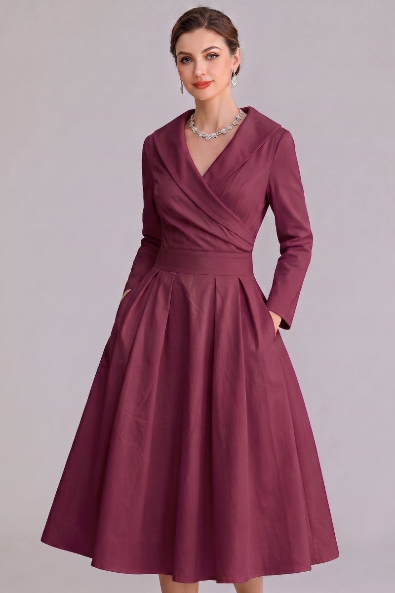 Yan | Elegant Midi Dress