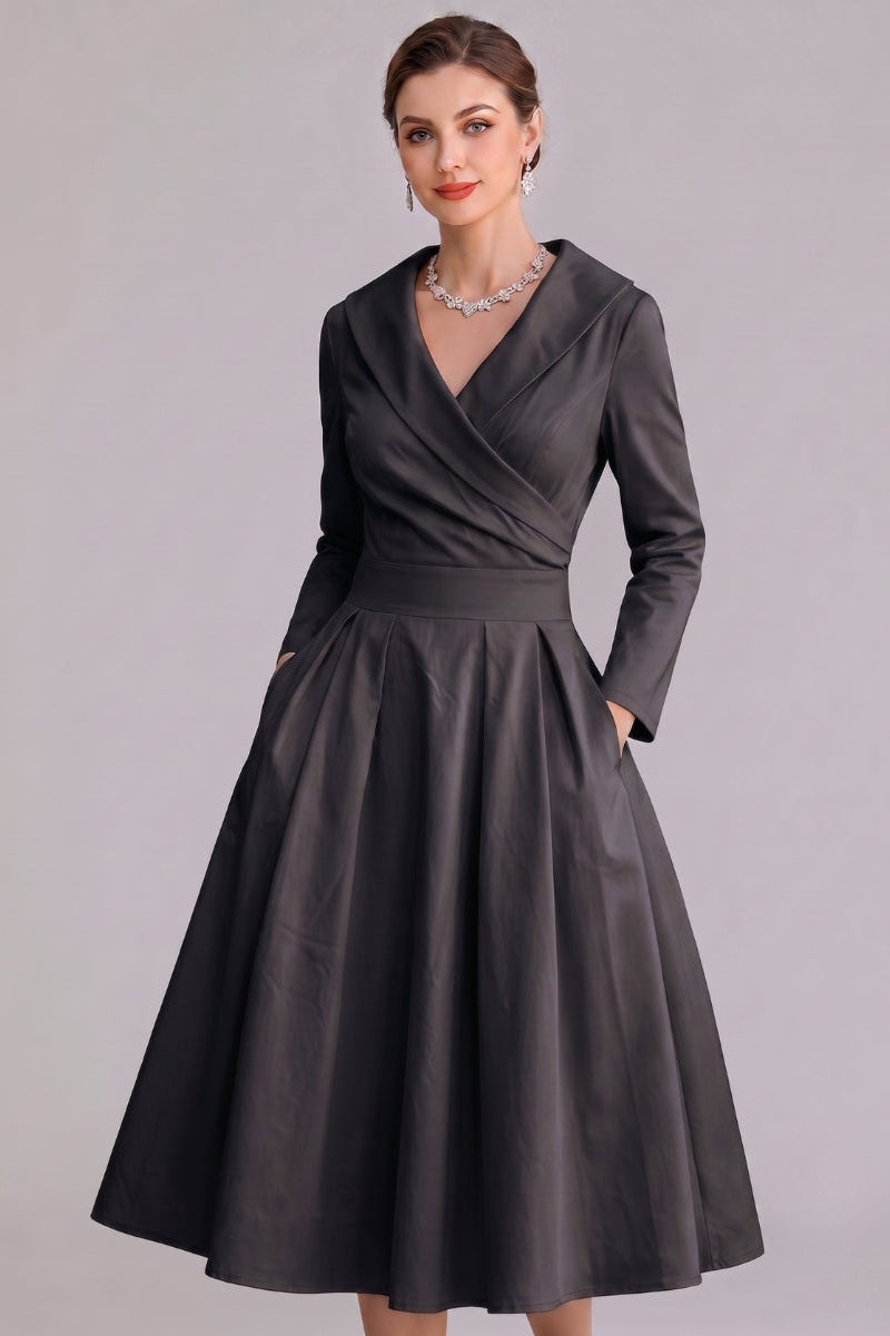 Yan | Elegant Midi Dress