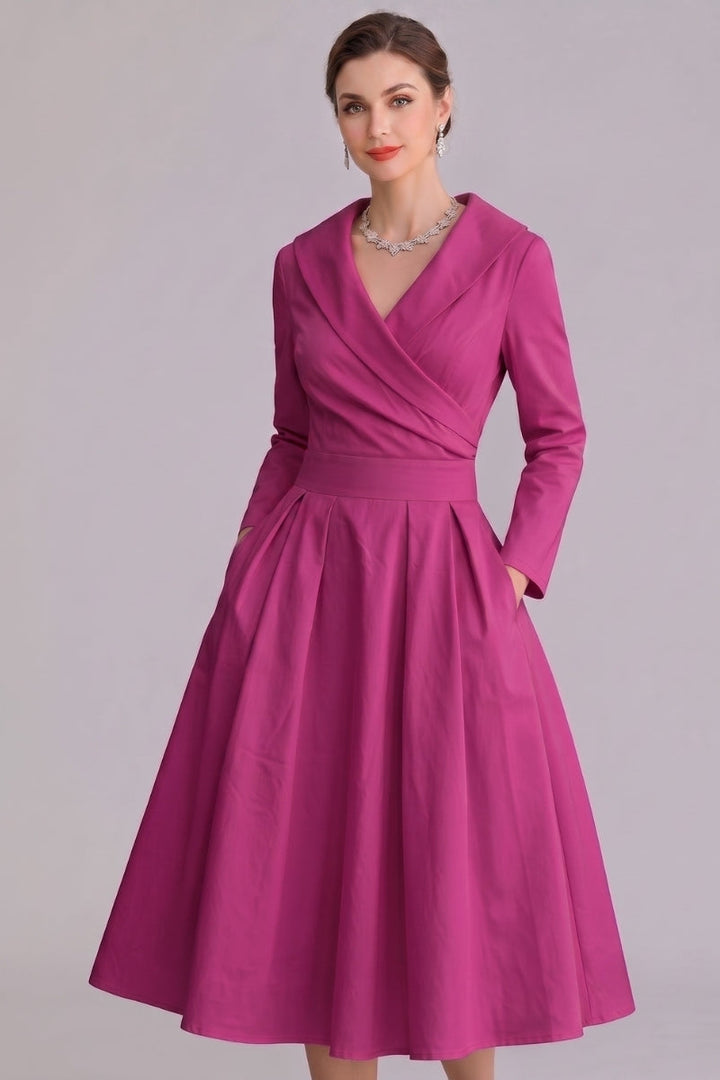Yan | Elegant Midi Dress
