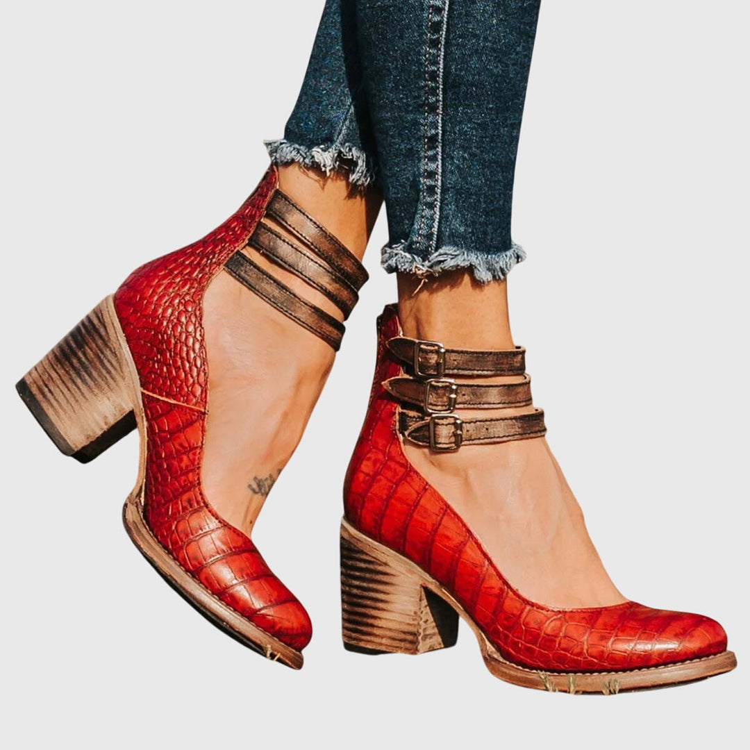 Nina | Elegant and Comfortable Block Heel Sandals