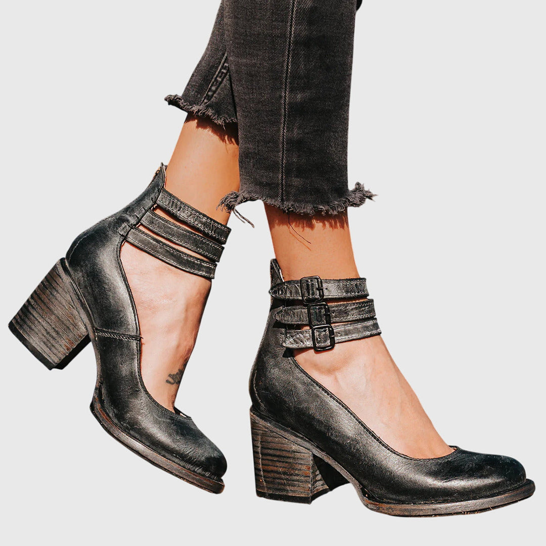 Nina | Elegant and Comfortable Block Heel Sandals